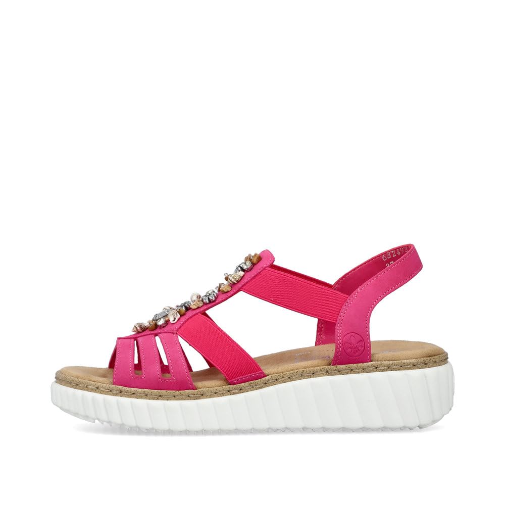 Rieker Damen Riemchensandalen 63249, Frauen Sandalen