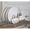Amazon.com: Colonial Tin Works Galvanized Metal Vintage Dish Rack with ...