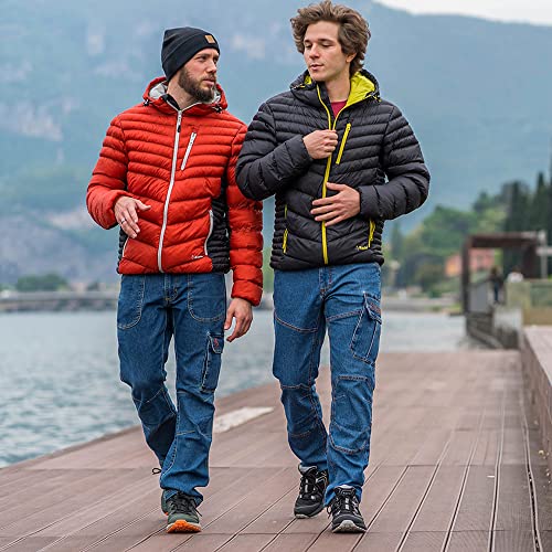 Kapriol Thermic Imbotti Men's Down Jacket with Hood, Red – Image 4
