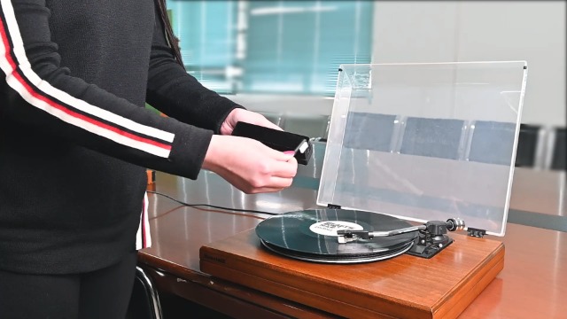 Kwmobile Rouleau De Nettoyage Vinyle - Record Cleaner Antistatique Doux Compatible Avec Disque LP EP - Rouleau De Nettoyage Lavable Et Réutilisable