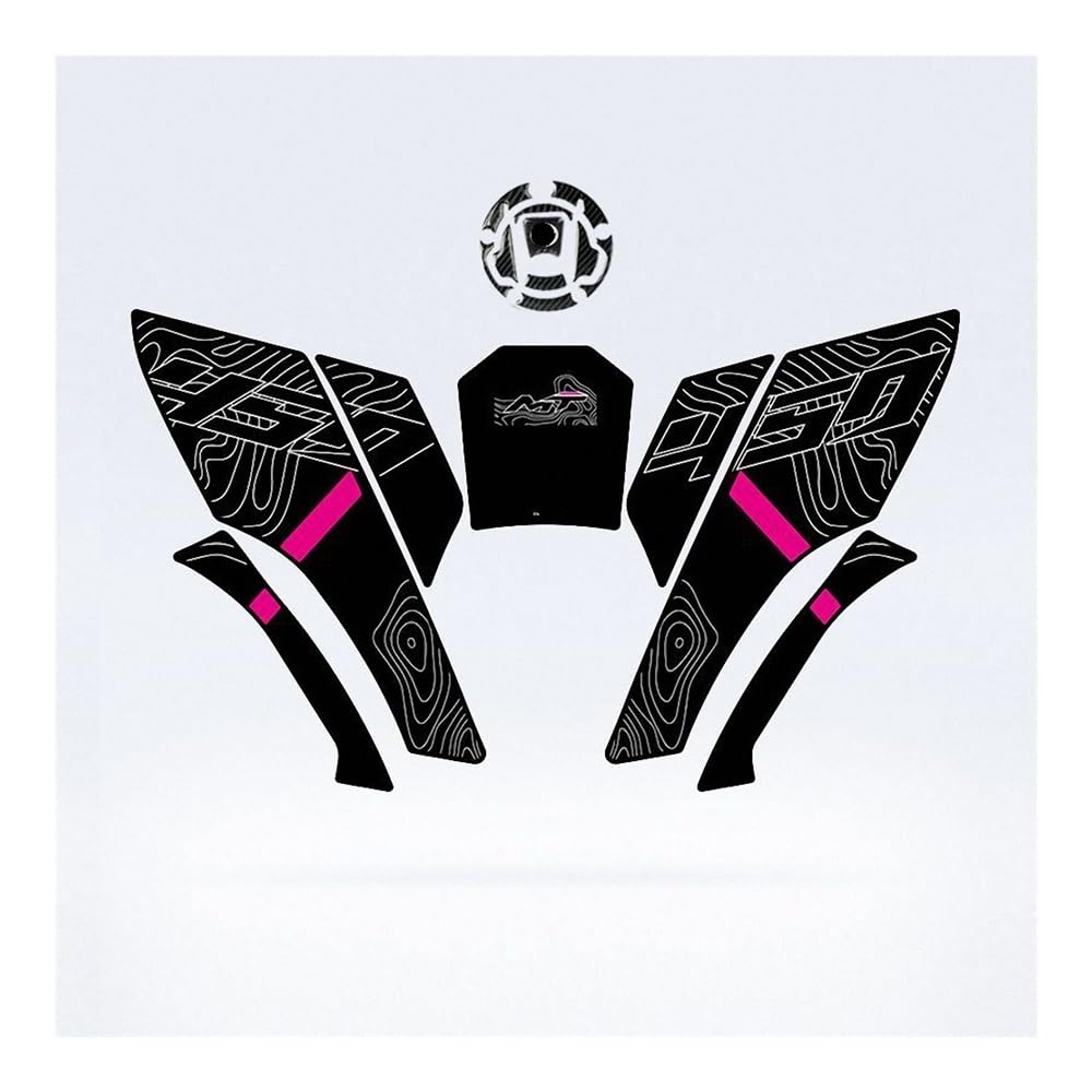 Fuel Tank Protector for 450MT Tank Pad Covers Stickers Motorcycle Accesories Fueltank Protector Carbon Decals