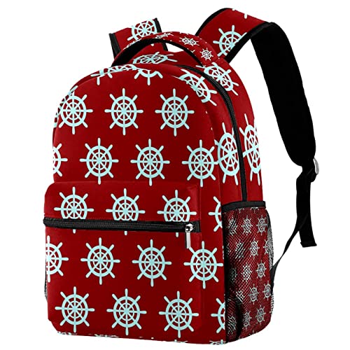 Sac à dos nautique de voyage rouge avec porte-bouteille intégré