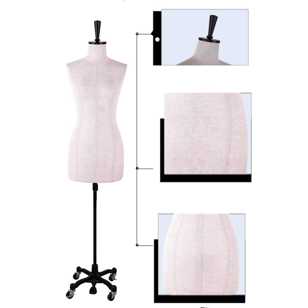 Maniquí de Sastre, maniquí de Costura Femenino, maniquí de confección, maniquí estereoscópico, maniquíes de exhibición, 170/92A