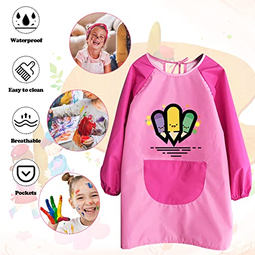 Yizemay Grembiule da Pittura Bambini, Impermeabile...