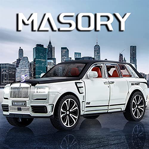 Image of DARVICE Exclusive Alloy Metal Pull Back Die cast Metal Car 1:32 Cullinan Diecast Pullback Toy car with Openable Doors & Light, Music Toys for Kids