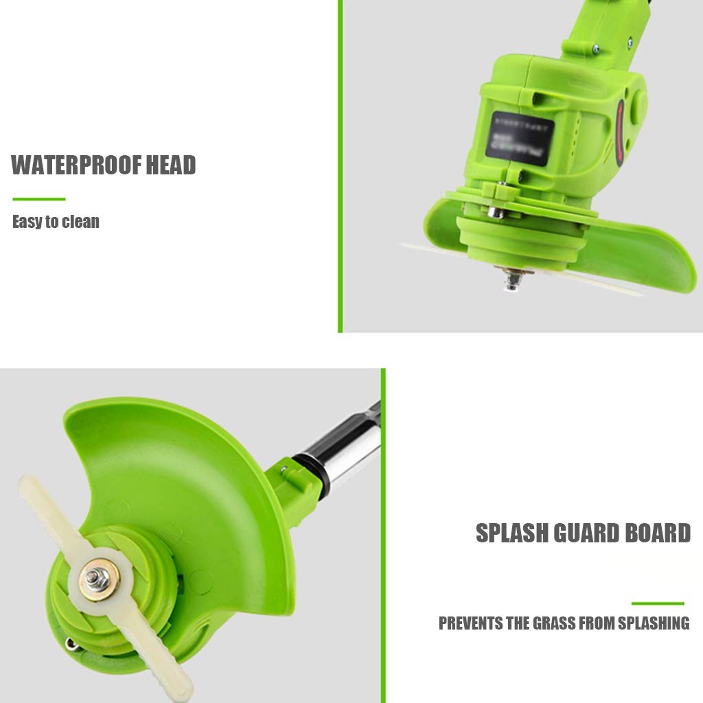 Amazon.co.jp: 草刈り機 コードレス バッテリー付き 芝刈機 電動 多