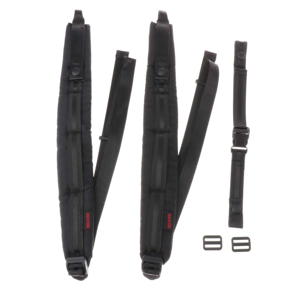 2 Pièces Sangles Accordéon Bandoulières Courroies Bass Accessoires Réglables Polyester Imperméables Faciles à Installer Adaptées à la Scène Musicale