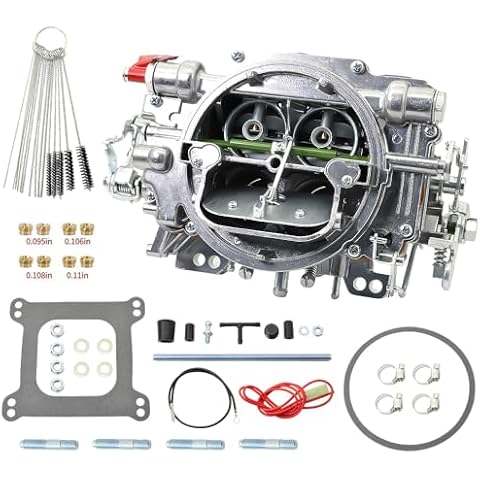 4 Barrel 1405 Carburetor Manual Choke Carb Compatible with Edelbrock Performer 600 CFM,1405-600, No EGR Cover