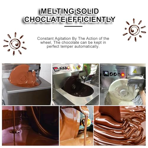 Máquina Comercial para Fundir Chocolate 1000W Acero Inoxidable miniatura 5