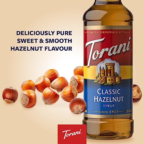 Image of Torani Syrup, Classic Hazelnut, 25.4-Ounce Bottles (Pack of 3)