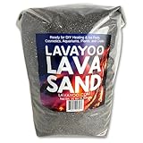 Arena de lava real, tamizada, lavada, seca y desinfectada, ideal para almohadillas térmicas, almohadillas de enfriamiento, manualidades y acuarios (bolsa de 15 libras)