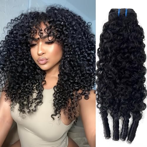 Daikemei Burmese Curly Bundles Human Hair 20 20 20 Inches