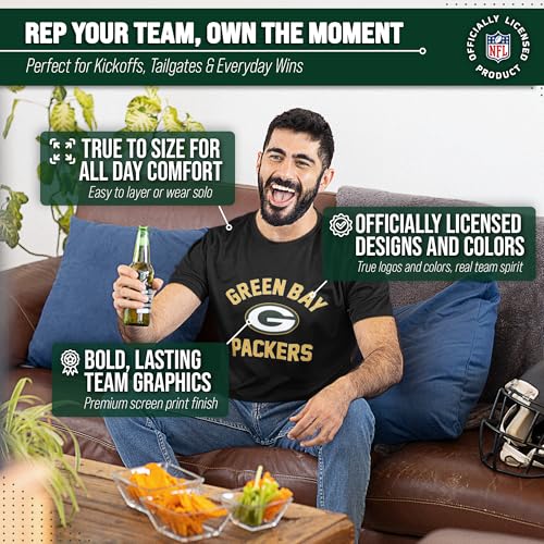 Image of NFL Gameday Cotton Blend T-Shirt for Men and Women - Licensed