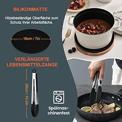 Airfryer heißluftfritteuse zubehör passt nur für COSORI 5,5L, xxl 5,5 Liter quadrat xl heissluft fritteusen – Bild 6