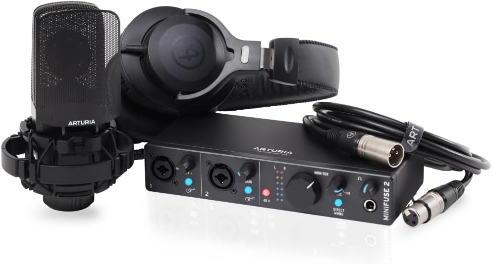 MiniFuse 2 Recording Pack - Black