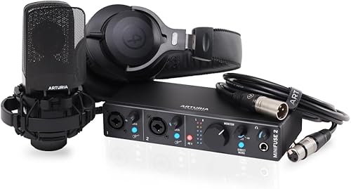 Arturia MiniFuse 2 Pack de Grabación - Negro