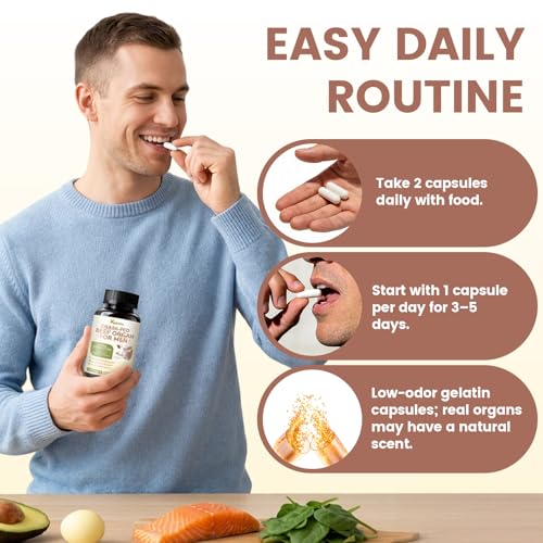 HOLINFRE Beef Organ Supplement for Men
