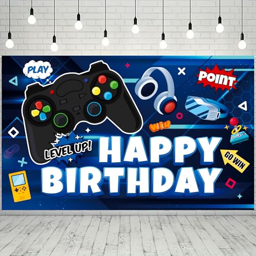 Fondo de Cumpleaños para Videojuegos, 71´´ x 43´´ Fondo de