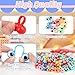 JOFONY 100 Pcs Eye Finger Puppets,Googly Eyeball Ring Wiggly Eyeball Finger Puppet Classroom Rewards and Party Favor Toys for Kids,7 Colors