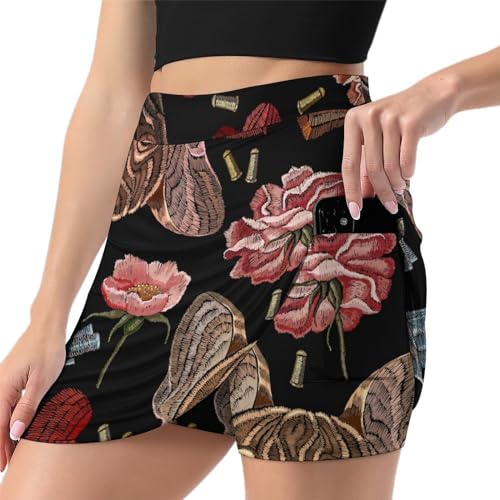 Jupe short de golf Fleur De Chien athlétique avec poche fonctionnelle
