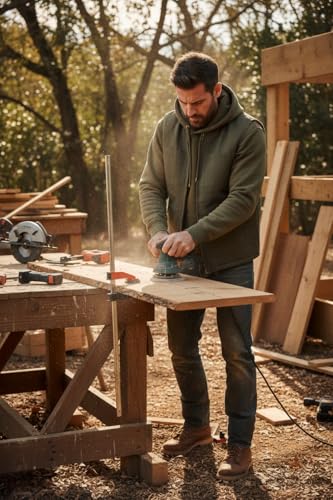 Image of Lisskolo Men's Quilted Lined Vest Washed Canvas Winter Warm Outdoor Hunting Work Utility Travel Vest Jacket