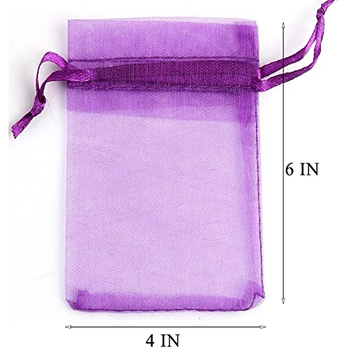 Gmnosuw GIFTWRAP01-11 100Pc Organza Drawstring Gift Bags thumb #3
