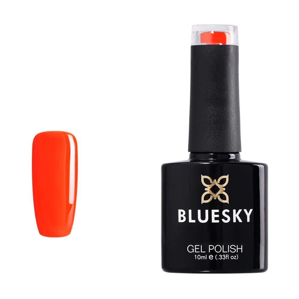 Bluesky Gel Polish, Burlesque Neon22, Orange, Gel Polish, 10ml