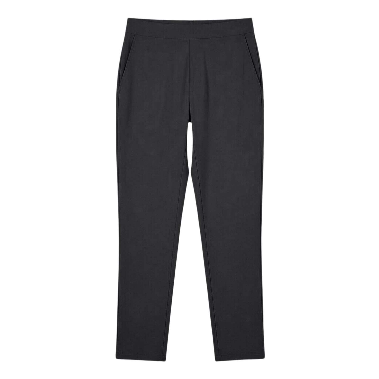 Generico Pantaloni chino da donna, pinocchietti, pantaloni contenitivi della pancia, in tessuto, elasticizzati, leggeri, estivi, per yoga e jogging, slim fit, per il lavoro