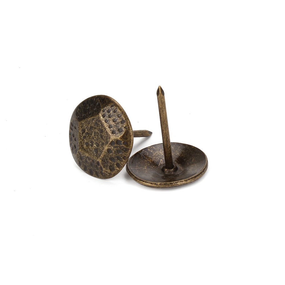 Szzijia Bronze 50Pcs Honeycomb Stud Nail Tack Antique Vintage For Furniture Upholstery 23X20mm