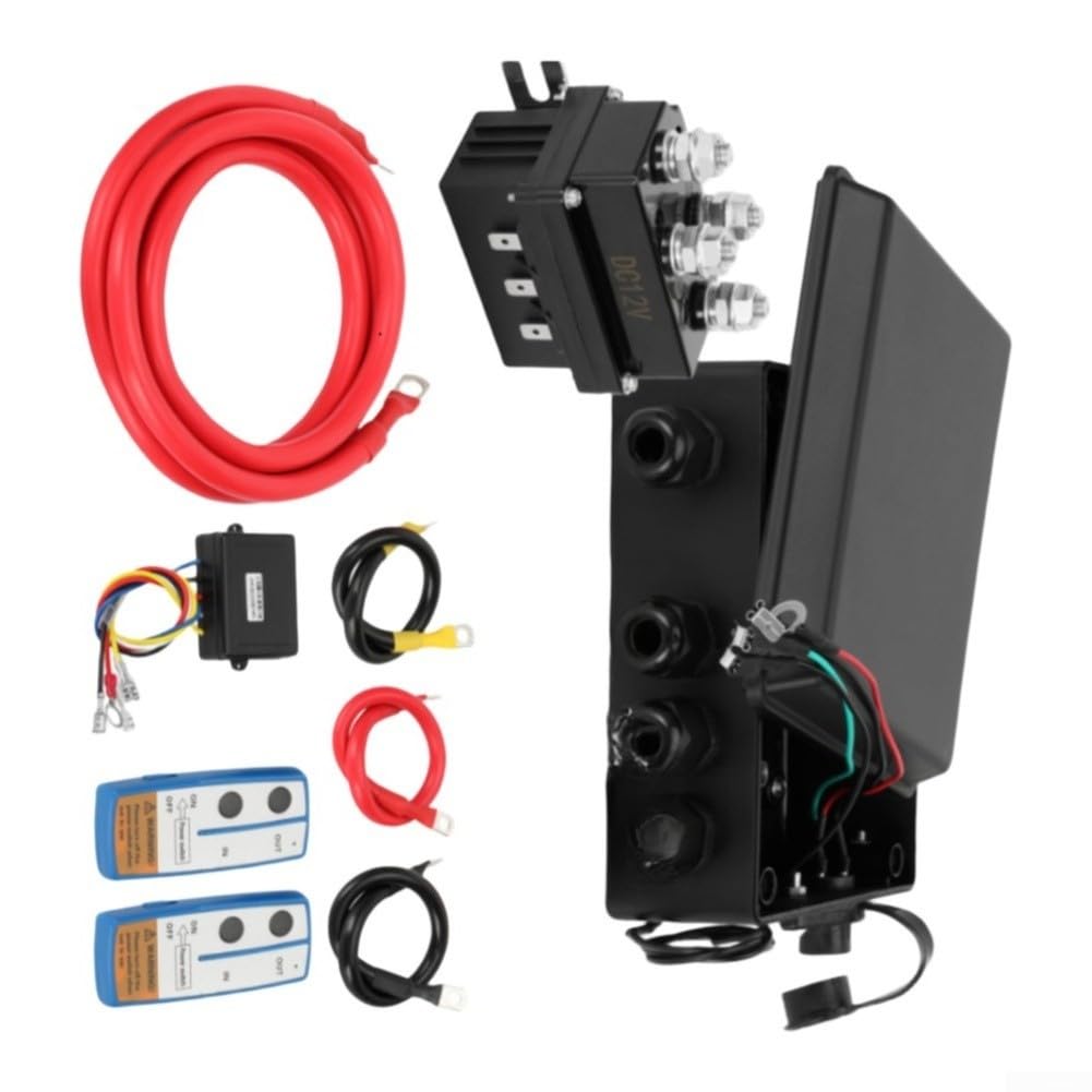 Télécommande de treuil sans fil 500 A pour treuil de 15 000 LBS Kit de