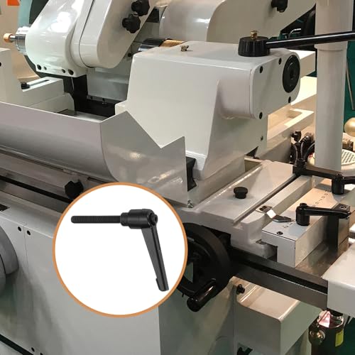 Image of uxcell 4Pcs M6 x 40mm Adjustable Knobs Handle Male Thread Push Button Ratchet Quick Release Locking Rotating Bolt for Lathe Machinery, Black