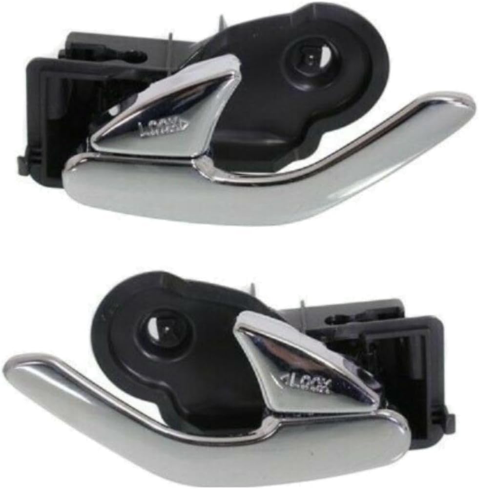 Car Door Handle Interior Front Rear Left Right 2pcs Chrome for Ford for Escape XLS/XLT 2001-2007 & Limited 2003-2007,for Mazda for Tribute DX/ES/LX 2001-2004 & S/i 2005-2006