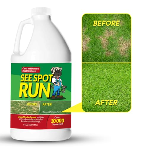 Image of See Spot Run Lawn Protection Concentrate Refill - 64 fl oz Each - Ready-to-Mix Solution for Dog Owners - Lawn Saver - Supports Healthy Soil - Safe for Pets
