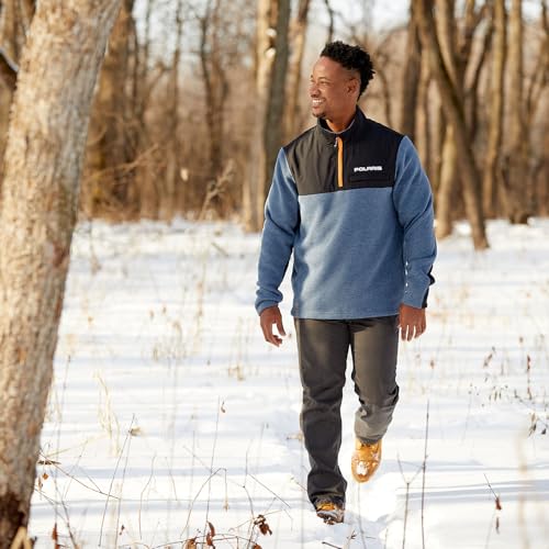 Polaris Men's Titan Thermal Quarter-Zip Sweater – Moisture-Wicking, Breathable Mid-Layer with Comfortable Fit4