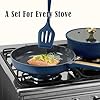 CAROTE Ceramic Cookwar Set, Pots and Pan Set Non Stick 18 Piece, Cookware Set Kitchen Cooking Set Non Toxic, PFAS PTFE Free #5