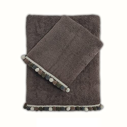 Cieffepi Home Collections Set 2 Asciugamani (Viso + Ospite) Art. PON PON (Glace)