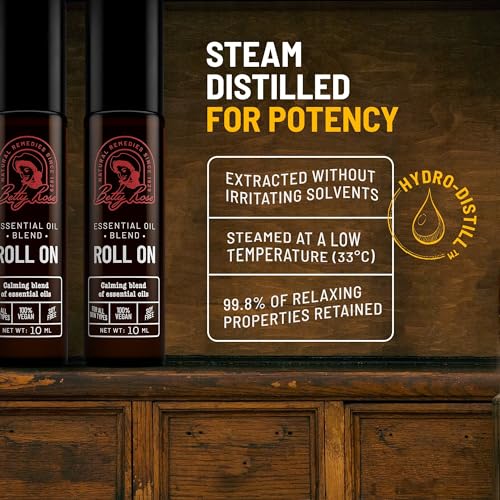 Sleep Essential Oil Roll On - Lavender Roll on Essential Oil with Blend of Clary Sage, Lemongrass and Chamomile - Essential Oils for Sleep and Relaxation - 10ml Calming Roll on Essential Oils - Image 5