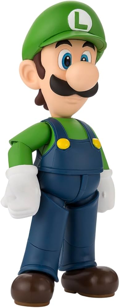 【美品】S.H.フィギュアーツ マリオ ルイージ 予約受付商品】S.H.Figuarts ルイージ (SUPER MARIO)【出荷予定