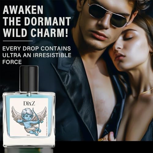 Image of DixZ Hypnosis 50ML Luxury Cologne for Men Pheromne-Infused Original Formula, Cupid Charm Long Lasting Magnet Fragrances Perfume (Pack of 1)