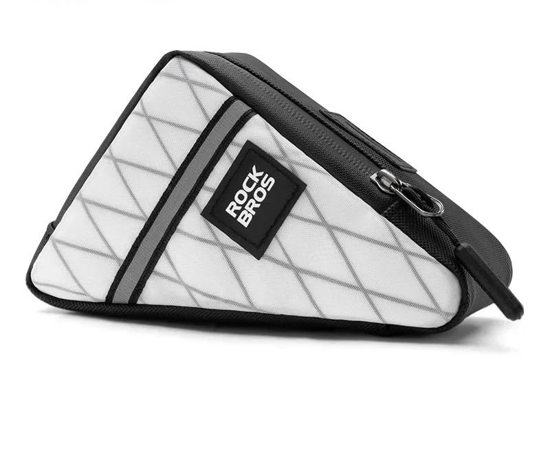 Borsa con telaio triangolare for bicicletta in nylon portatile da 1 pezzo | Memorizza attrezzi da ciclismo e piccoli oggetti for gli spostamenti quotidiani e i viaggi(080-1)