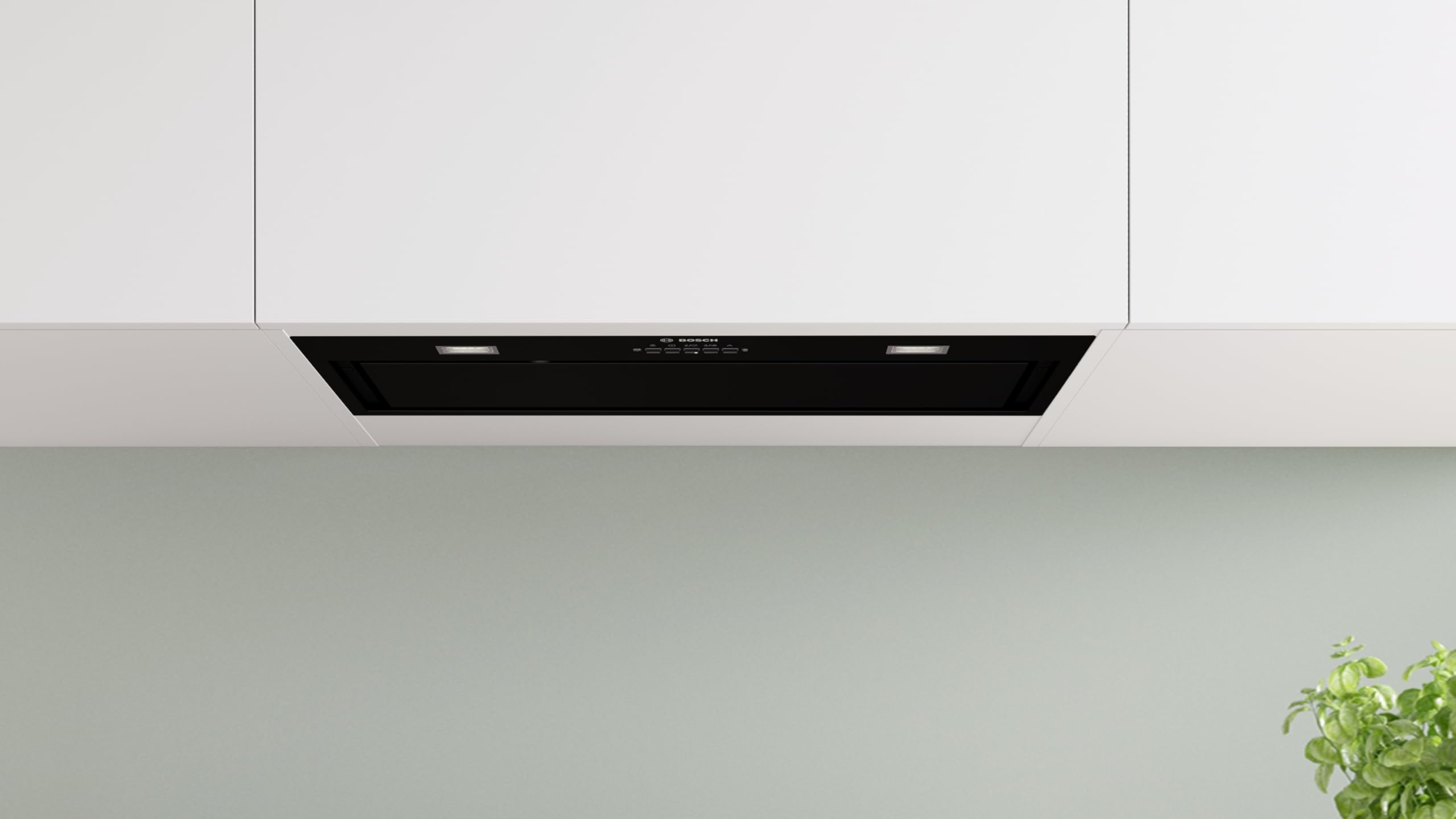 Bosch, Integrationsmodul, Serie 8, 70 cm, leise, schwarz, DLN78PC60 | Leistungsstarke, leise Absaugung, die im Möbelstück versteckt ist.
