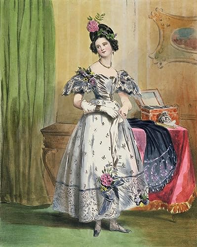 Cuadro en lienzo de Achille Devéria ideal como decoración elegante para oficina