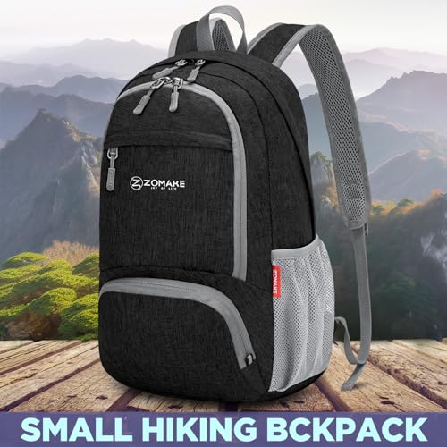 Mochila deportiva ligera ZOMAKE 20L plegable para senderismo miniatura 5