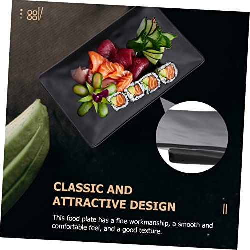 Set de plato rectangular para servir sushi miniatura 5