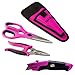 The Original Pink Box PBC3CUT Scissor, Cutter and Utility Knife Bundle