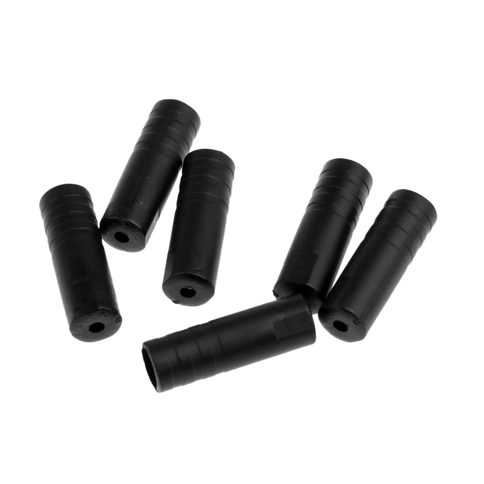 KEXYOAN Bike Cable End Caps 4mm/5mm Durable Derailleur Shift Brake Shifter Wire Cap Housing Ferrules Tube Tops Bicycle Replacement Set(4mm)