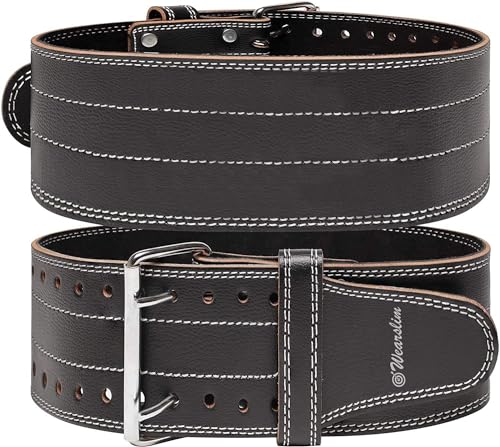 Image of JTC Weight Lifting Gym Belt 7mm Thickness 7mm Thickness Xtra Large Powerlift Gym Belt for Heavy Workout Professional Heavy Professional Genuine Leather Weightlifting Belt