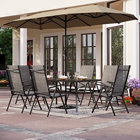 PHI VILLA 7 Piece Outdoor Dining Set Cover