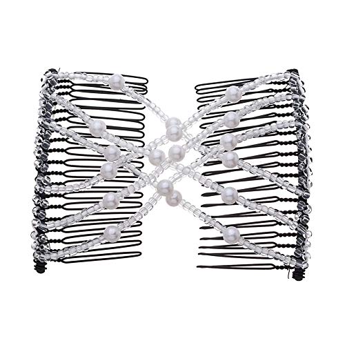 LOVEF 4Pcs Professional Hair Comb Ladies Magic Beads miniatura 3