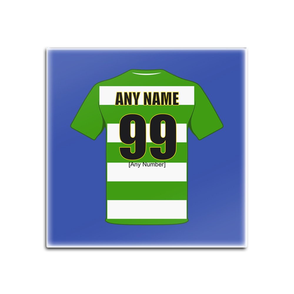 Sous-verre Yeovil Town cadeau personnalisé lot de 4 bois pour fan de football